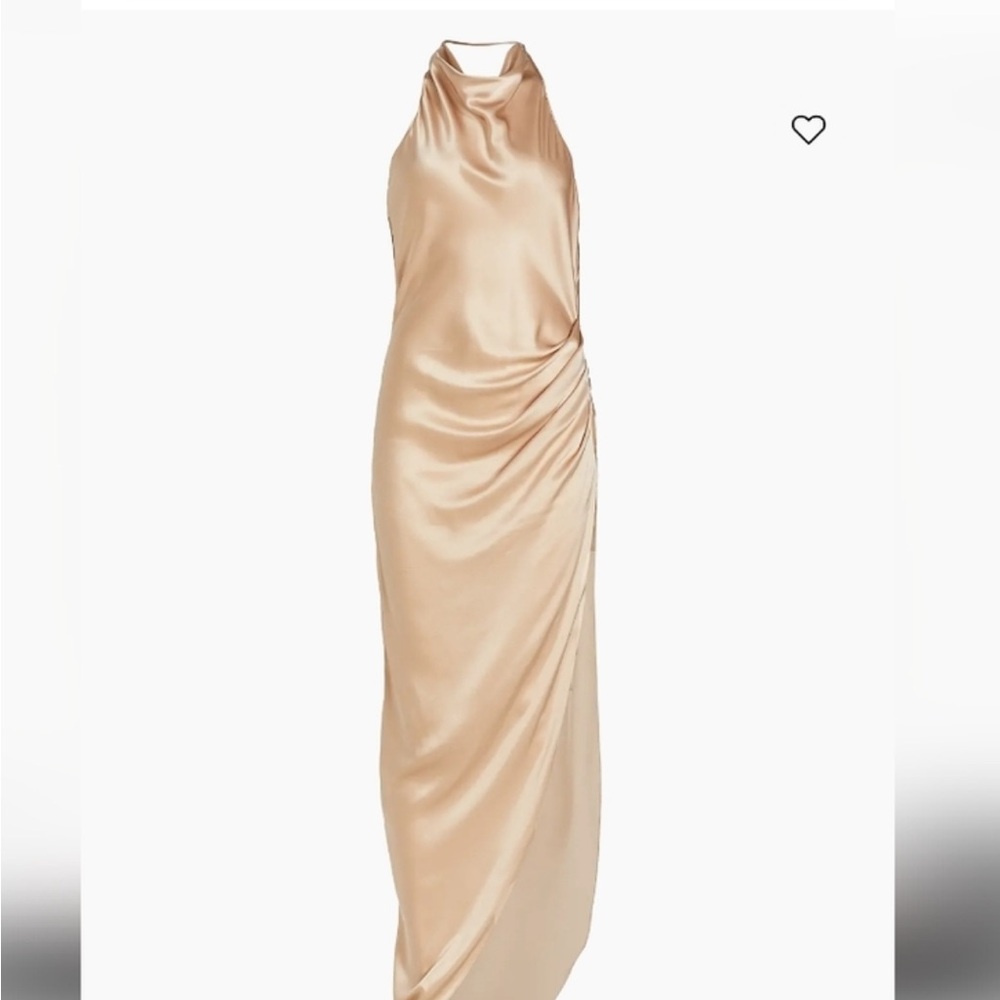 Amanda Uprichard champagne wedding dress